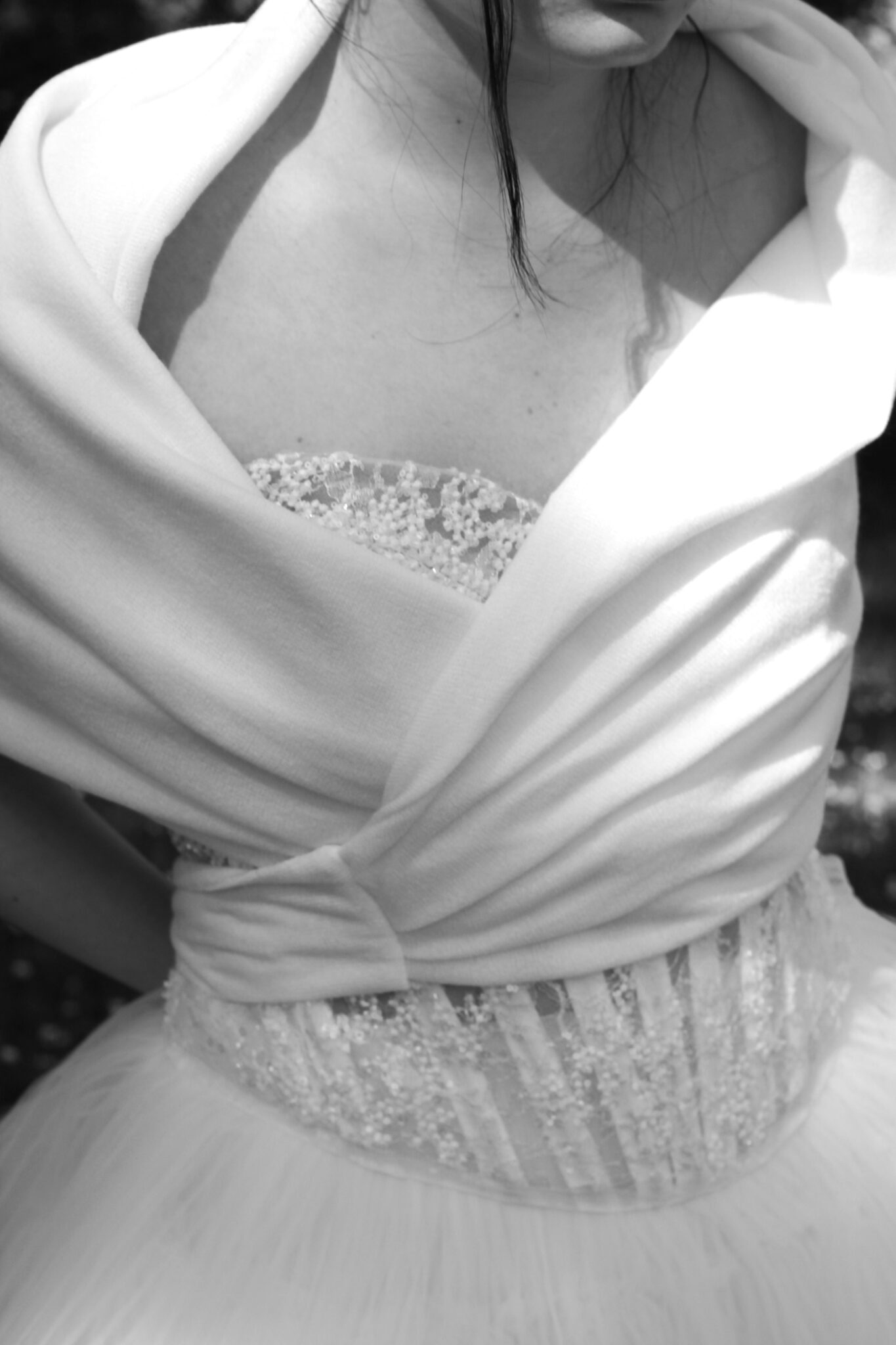 Bolero Über Brautcorsage